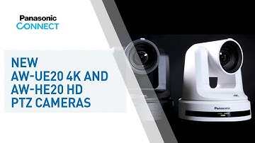 Introducing the new Panasonic AW-UE20 4K and AW-HE20 HD PTZ Cameras