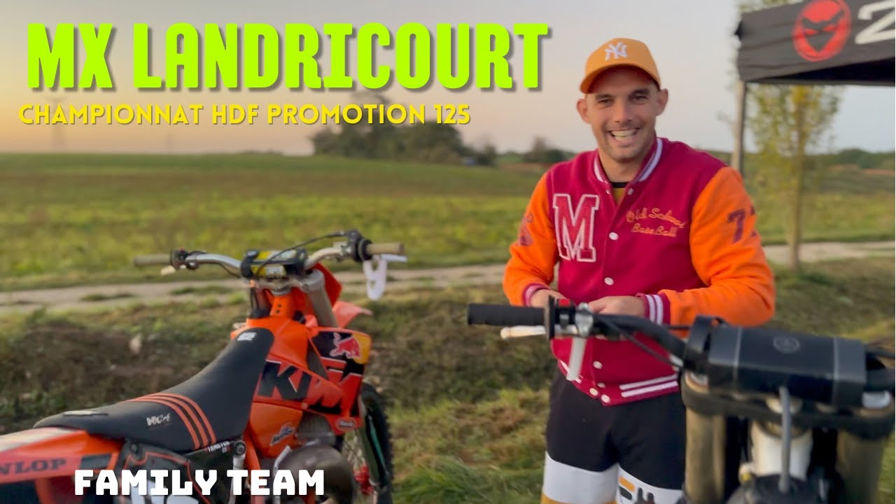 MX Landricourt - Championnat motocross HDF - 125 YZ 2022 x 125 SX 2003 - 4K GOPRO