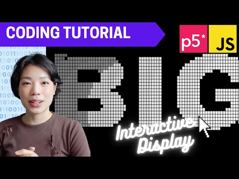 p5.js Coding Tutorial | Interactive Display with a Secret Message