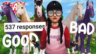 500+ Players *RATE* 2023 Horses | Star Stable