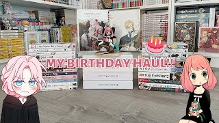 a special birthday  haul (manga, manhwa, & anime figure)!!