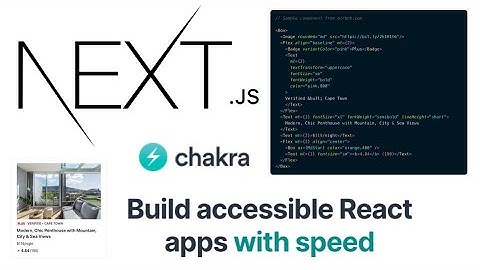 Chakra UI Quickstart - With NextJS