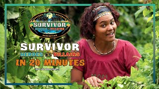 Survivor Heroes vs.Villains in 20 Minutes  [Survivor 41 on standby]