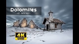 Dolomites In Winter 4k | Südtirol | The Story Of My Drone | Drei Zinnen