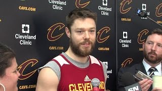 Matthew Dellavedova at Cavs Shootaround