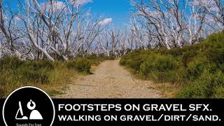 Sound Effects -  Footsteps on gravel/dirt/sand @sounds_for_free