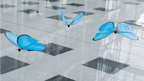 FLYING ROBOTS !! Amazing flying butterflies
