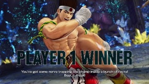 KoF 15 Ending with Team Fatal Fury