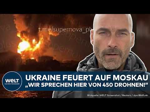 PUTIN'S WAR: Massive barrage! Ukraine fires on Moscow! Russia shuts down airports due to drones