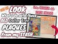 LOOK what I do with these OLD Dollar Tree PLAQUES | CRAFTING from my STASH | Stayin INDOORS EASY DIY