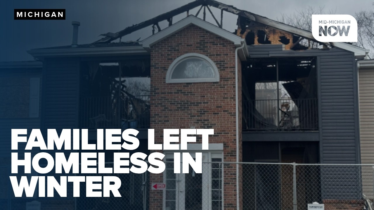 8 families left homeless after Swartz Creek fire - YouTube