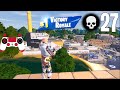 27 Elimination Solo Squads Gameplay &quot;Build&quot; Win (Fortnite Chapter 4 Season 3)