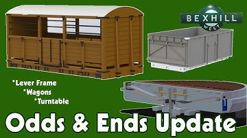 S2 E19 Odds and Ends at Bexhill West Model Railway | Lever Frame | Wagons and Turntable Update.