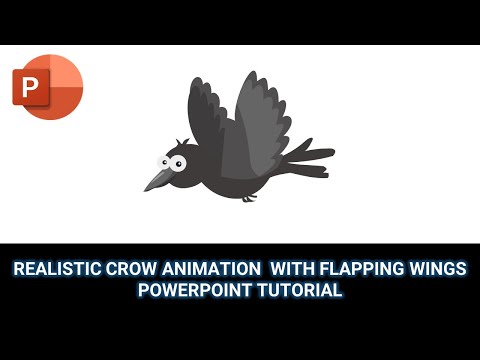 Crow Animation with Flash Once Effect: PowerPoint Tutorial