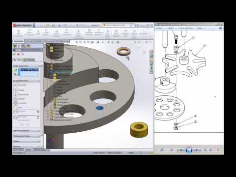 Leva cruz de Malta SolidWorks