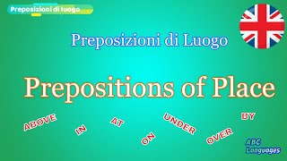 Preposizioni di Luogo - preposition Of Place Learn English screenshot 2