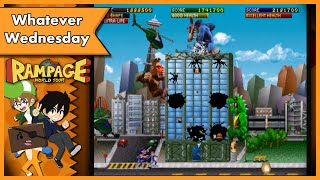 Rampage World Tour - 3-Player Gameplay! George, Lizzie, & Ralphie Destroy Every Level in the World!