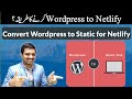 9.How to Convert your Wordpress Website Into Static for Netlify | Netlify Urdu / Hindi 2021