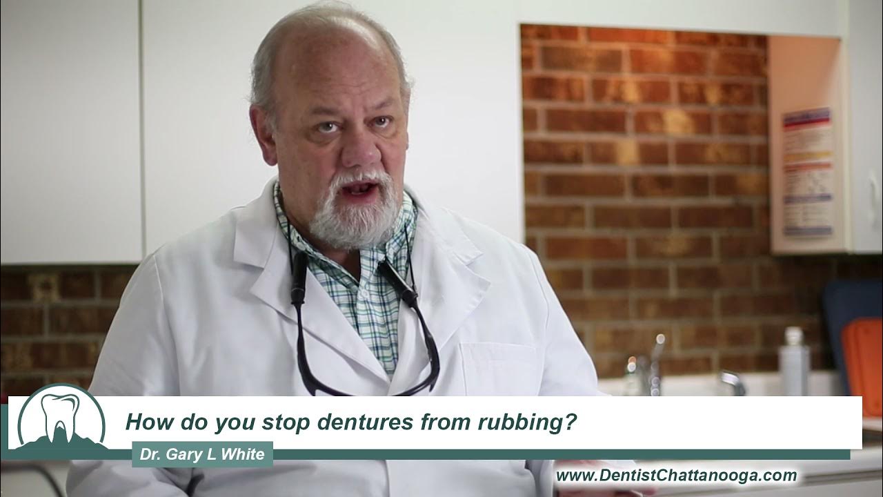 How do you stop dentures from rubbing? YouTube