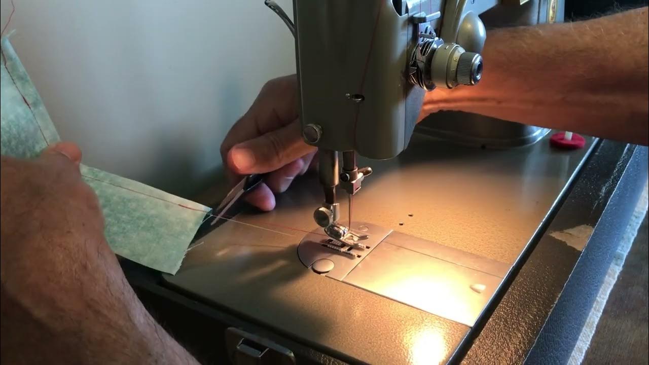 Singer 328J sewing demo - YouTube
