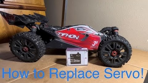 In Depth How to Relpace Servo in Arrma Typhon 3s (Applies to Brushed and 6s versions as Well)