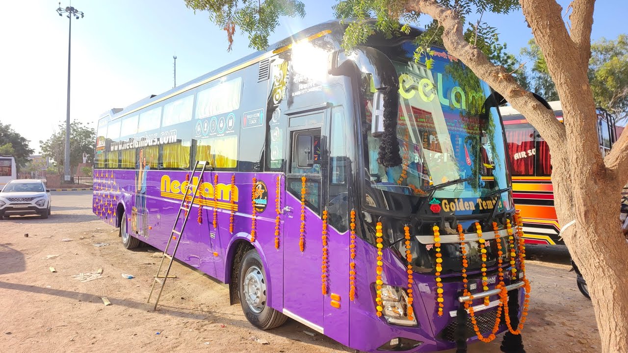 Brand New Sleeper Coach Neelam Travels Bikaner Mathura To Bikaner #chandrawat_travels_jodhasar