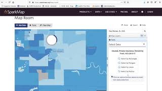How To Use The Select Data Tool In Sparkmap