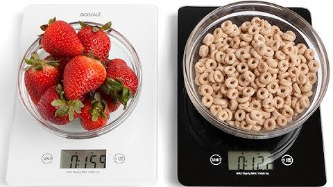 How to Use Digital Kitchen Scale to Tare (Digiscale) Taring Instructions