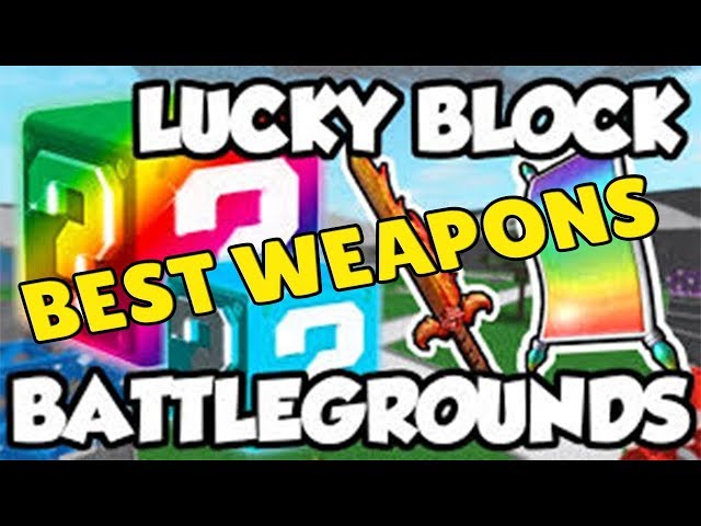 Lucky Block Battlegrounds, But With Only The Ivory Periastron - Roblox 