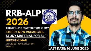 RRB ALP 2026 Full Details | Salary, Syllabus, Best Books &amp; Exam Pattern || Application Form Started