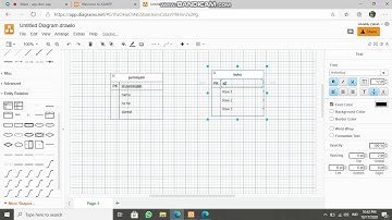 Cara menjalankan XAMPP dan membuat erd di Draw.io