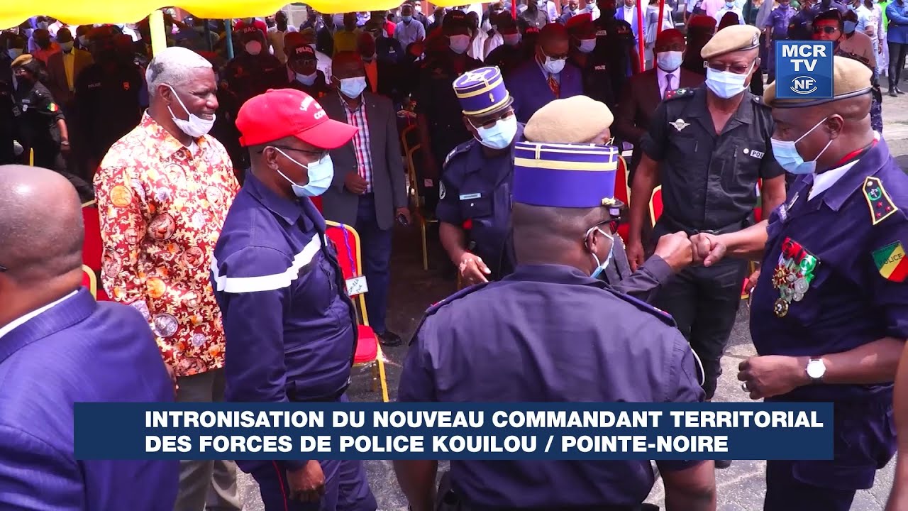 Intronisation du nouveau Commandant Territorial des Forces de Police Kouilou / Pointe-Noire