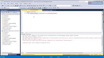 Link Server Query Timeout Expired and Resource Limit