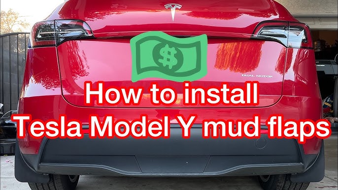 Tesla Model Y Mud Flaps Flushed Designed ft. VION 