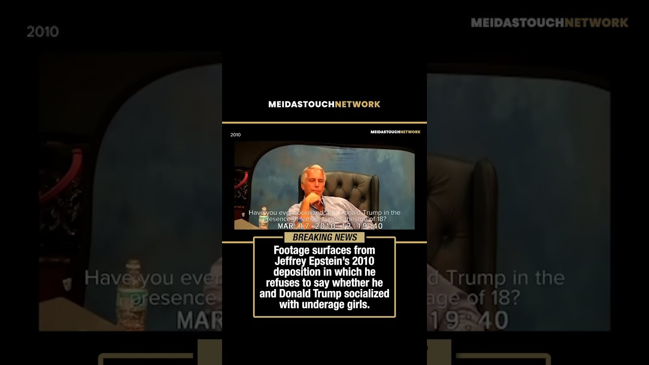  Jeffrey Epstein Asked About Socializing With Trump And Underage Girls During 2010 Deposition