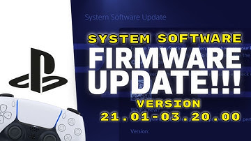 PS5 System Software Update (Version: 21.01-03.20.00) PS5