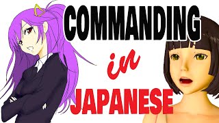 Three Levels of Command in Japanese: て-form commands, なさい, な-commands, imperative form. Lesson 83