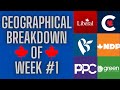 A Geographical Breakdown of the 44th Canadian Election - Week #1