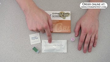 How to use an iCare Syphilis test kit  -  by LT Labs