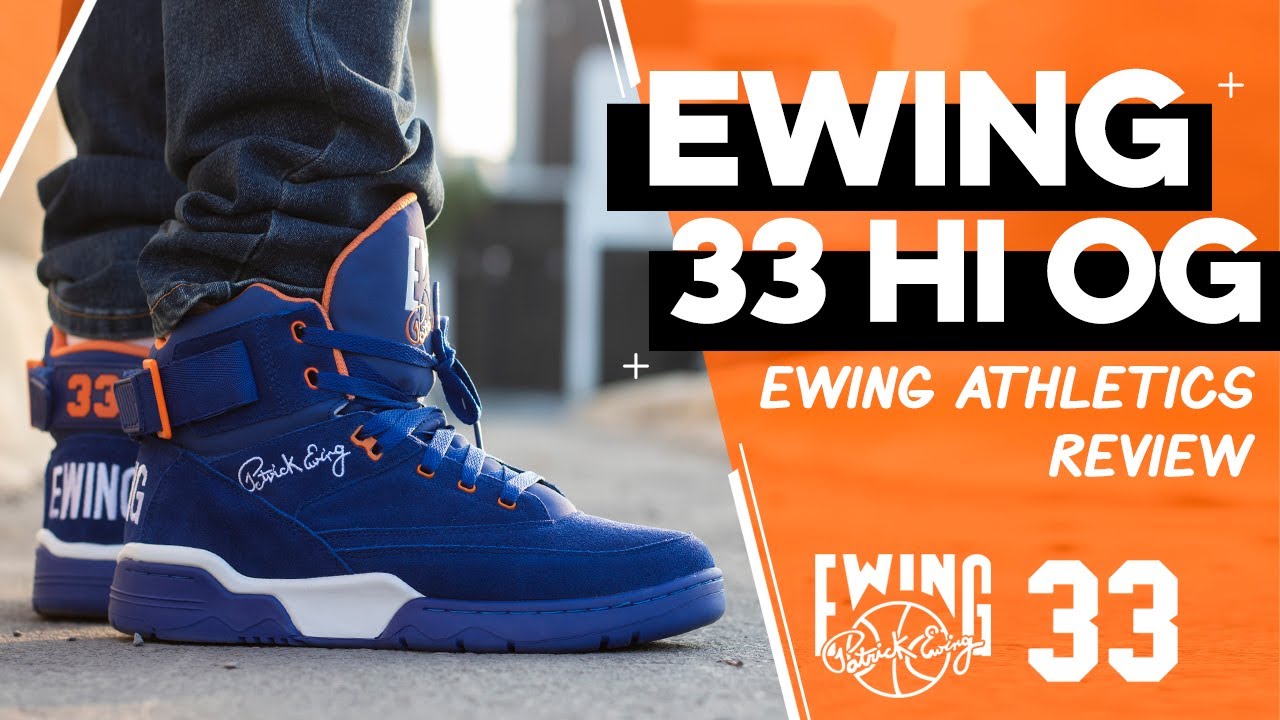 EWING 33 HI OG REVIEW EN ESPAÑOL | TENIS DE PATRICK EWING - YouTube