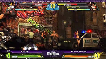 Salty Runback 4 MvC3 Singles   Saman vs Black Travis
