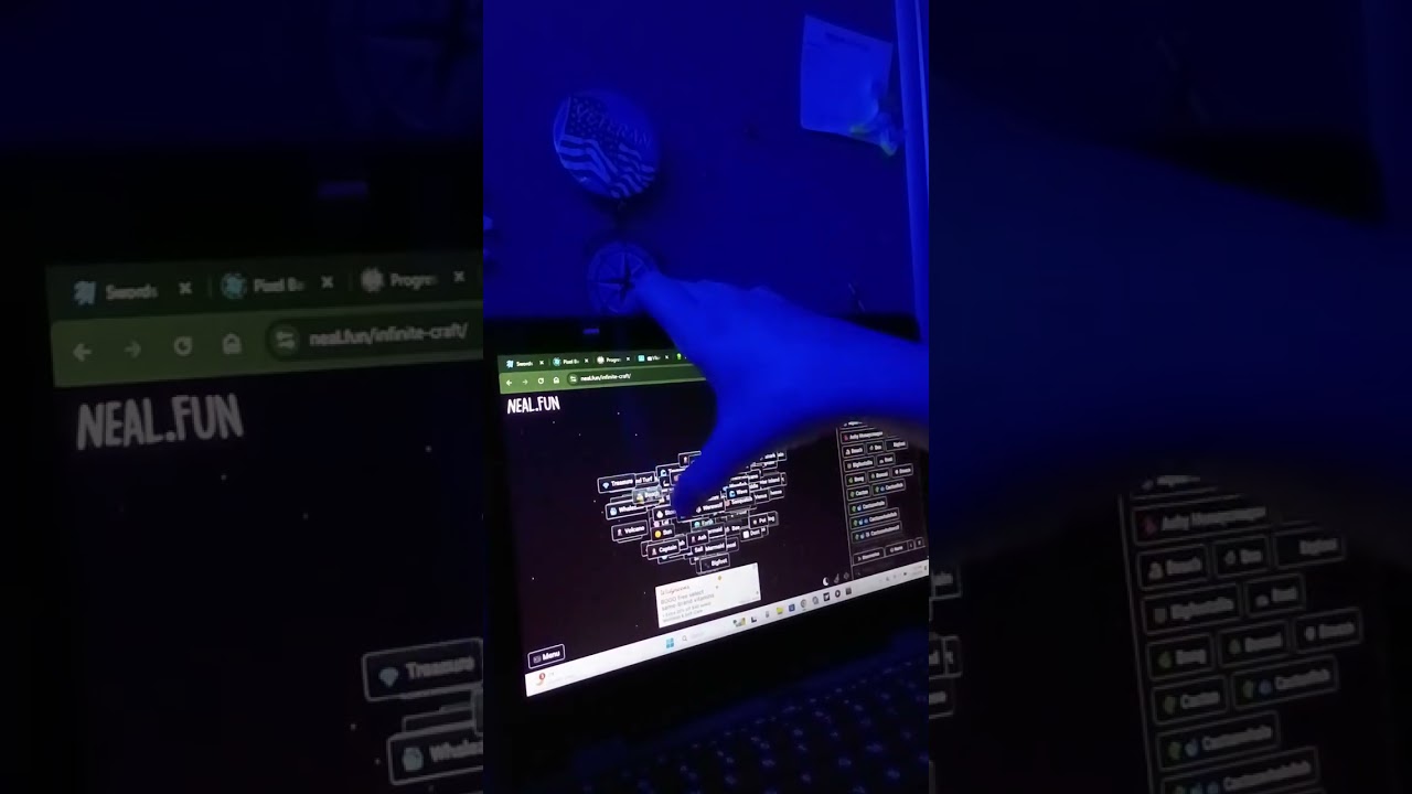 Playing infinite crafts for the first time