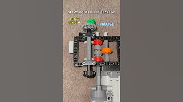 LEGO Servo Controlled Gearbox