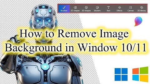 How to Remove Image Background | Paint 3D Tutorial | TixorTech Tutorial