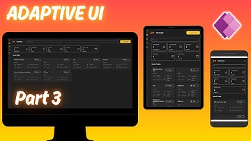 [Part 3] - Adaptive UI in PowerApps Canvas App
