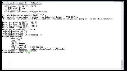 How to Schedule and Perform a Sysbackup in CS1000E