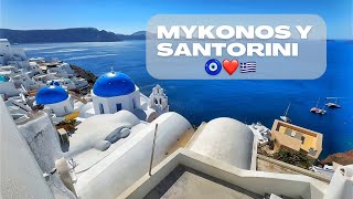 DESCUBRE MYKONOS Y SANTORINI💙| CRUCERO MSC LIRICA Ep. 2