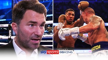 Eddie Hearn reacts to Anthony Joshua