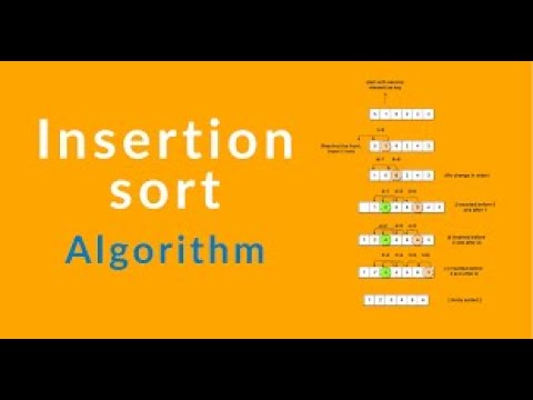 Insertion sort algo/c++/using cpp - YouTube