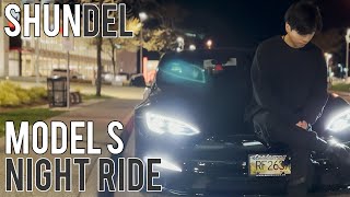 BLACKOUT - Shundel's Model S Night Ride [CINEMATIC 4K]